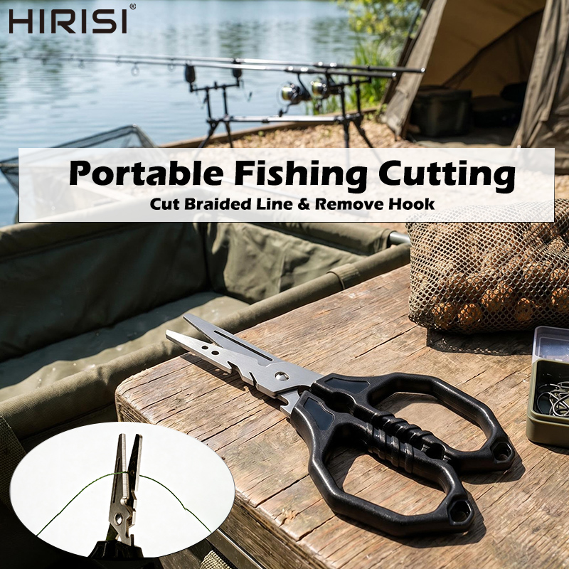 Fishing Hook Sharpener - مقص صيد متعدد الوظائف من الفولاذ