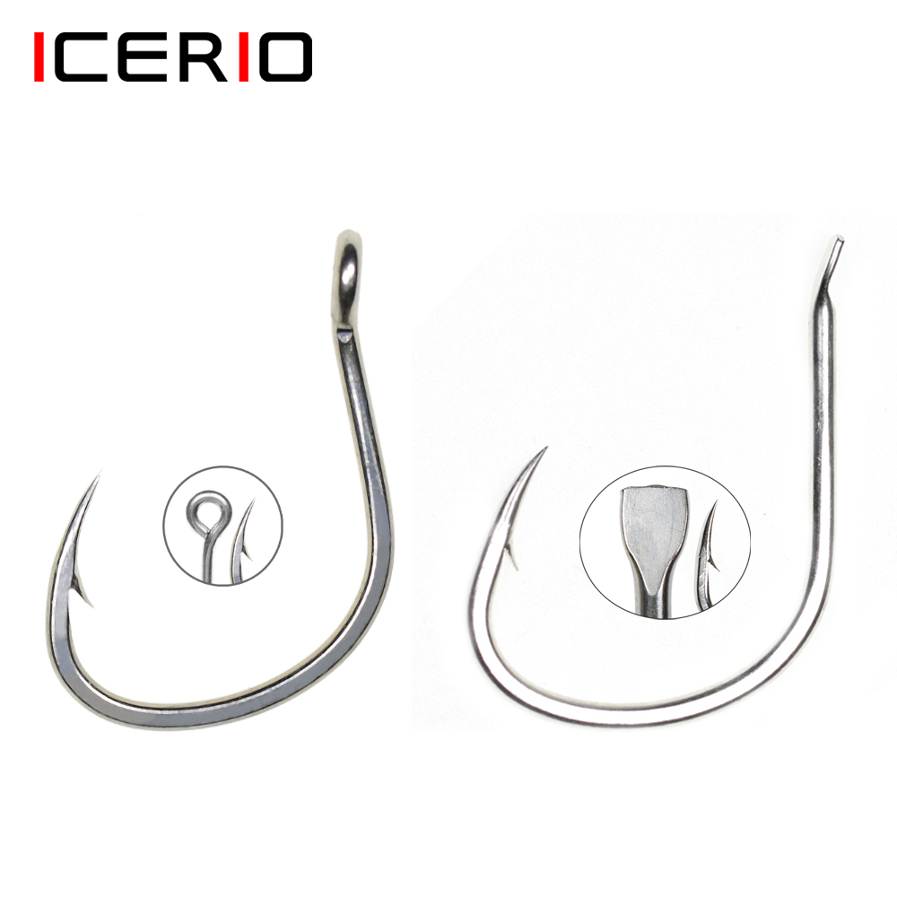 Fishing Hook Assortment - ICERIO 10 قطع، خطافات صيد السمك