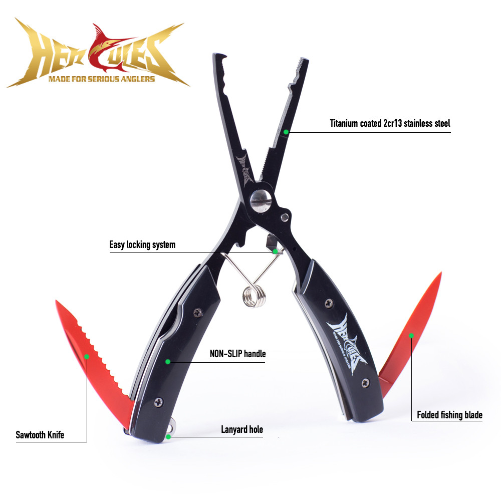 Fishing Hook Sharpener - كماشة صيد هيركوليس مع غطاء وحبل