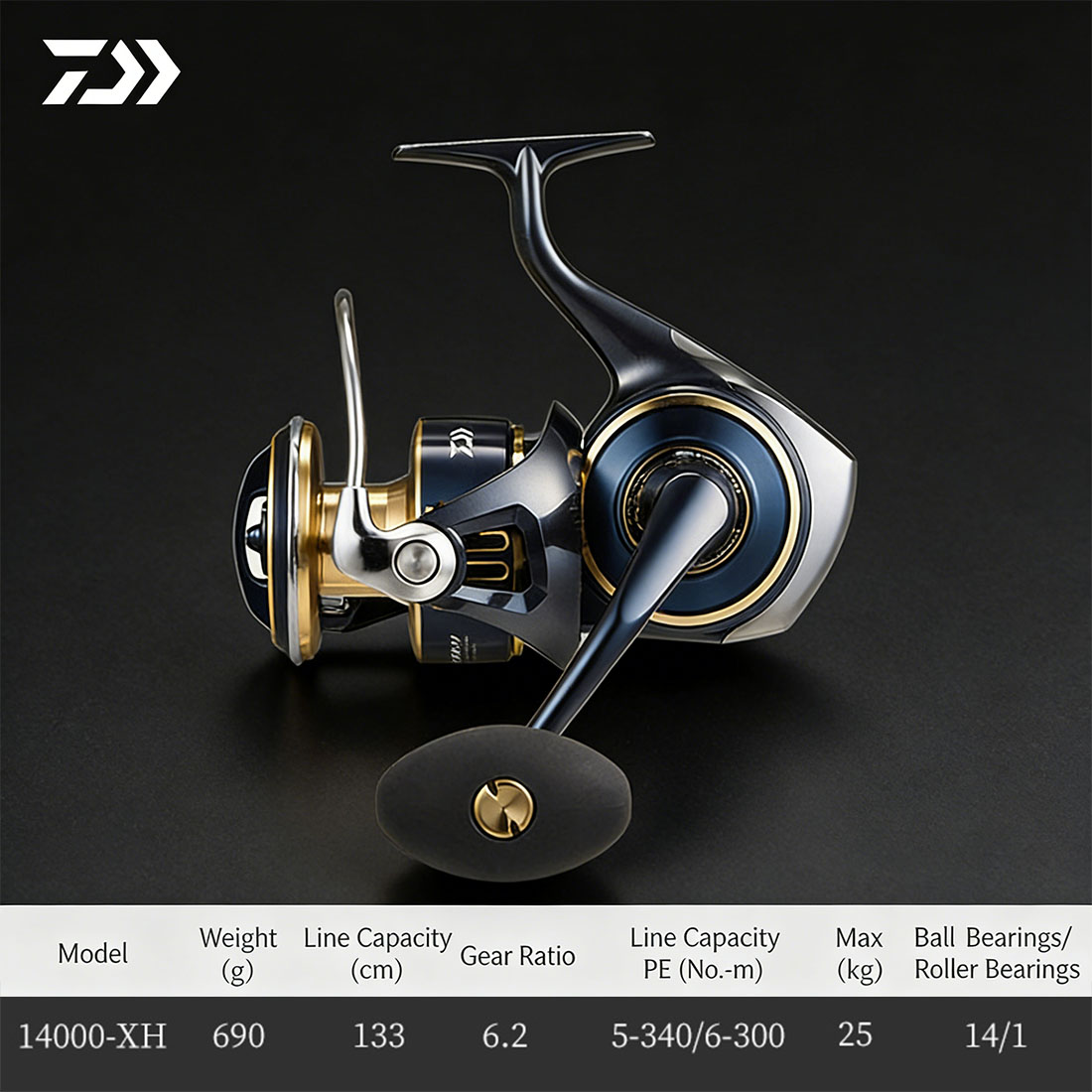 Daiwa Reel Bg - بكرة دوارة أصلية DAIWA 2025 SALTIGA