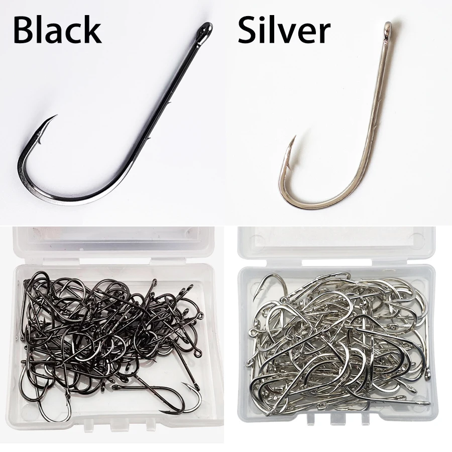 خطاف طعوم من الفولاذ عالي الكر - مراجعة Fishing Hook Offset وسعره