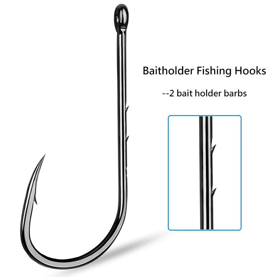 خطاف طعوم من الفولاذ عالي الكر - مراجعة Fishing Hook Offset وسعره