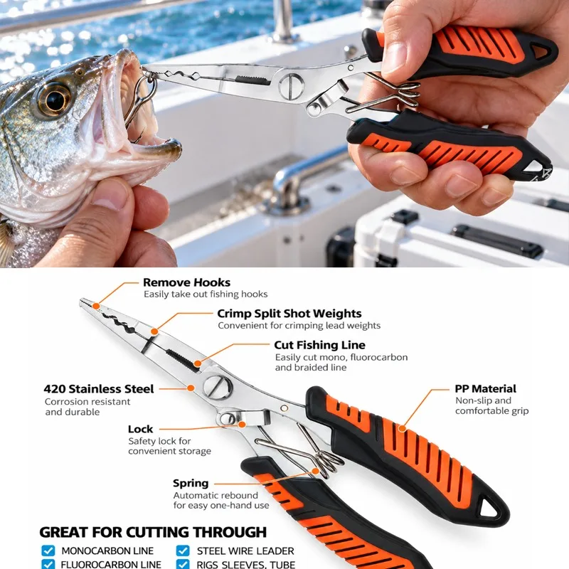 مجموعة كماشة صيد متعددة الاستخ - مراجعة Fishing Hook Sharpener وسعره