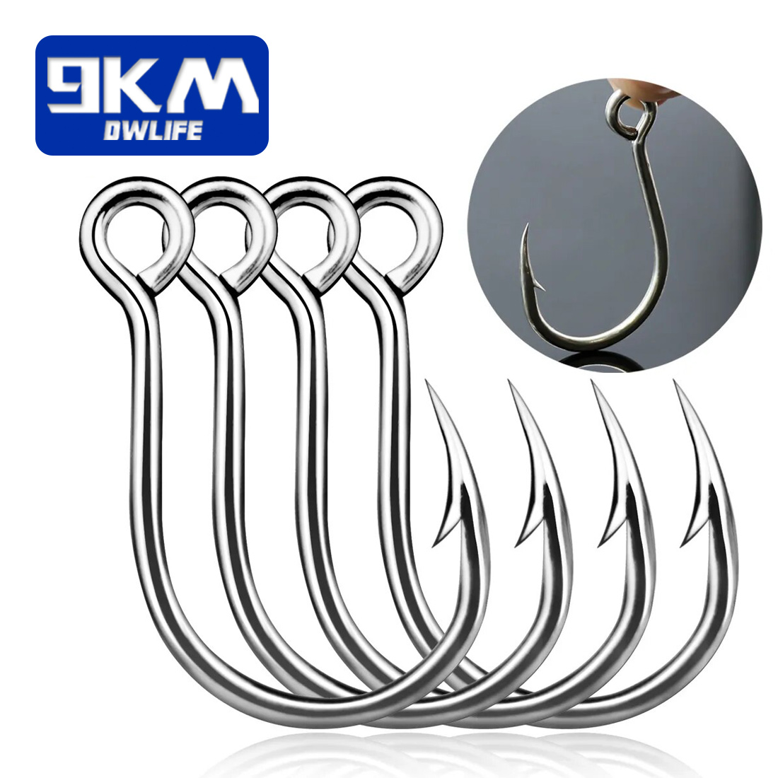 9 كجم الصيد السنانير 25 قطعة خ - مراجعة Fishing Hook Offset وسعره