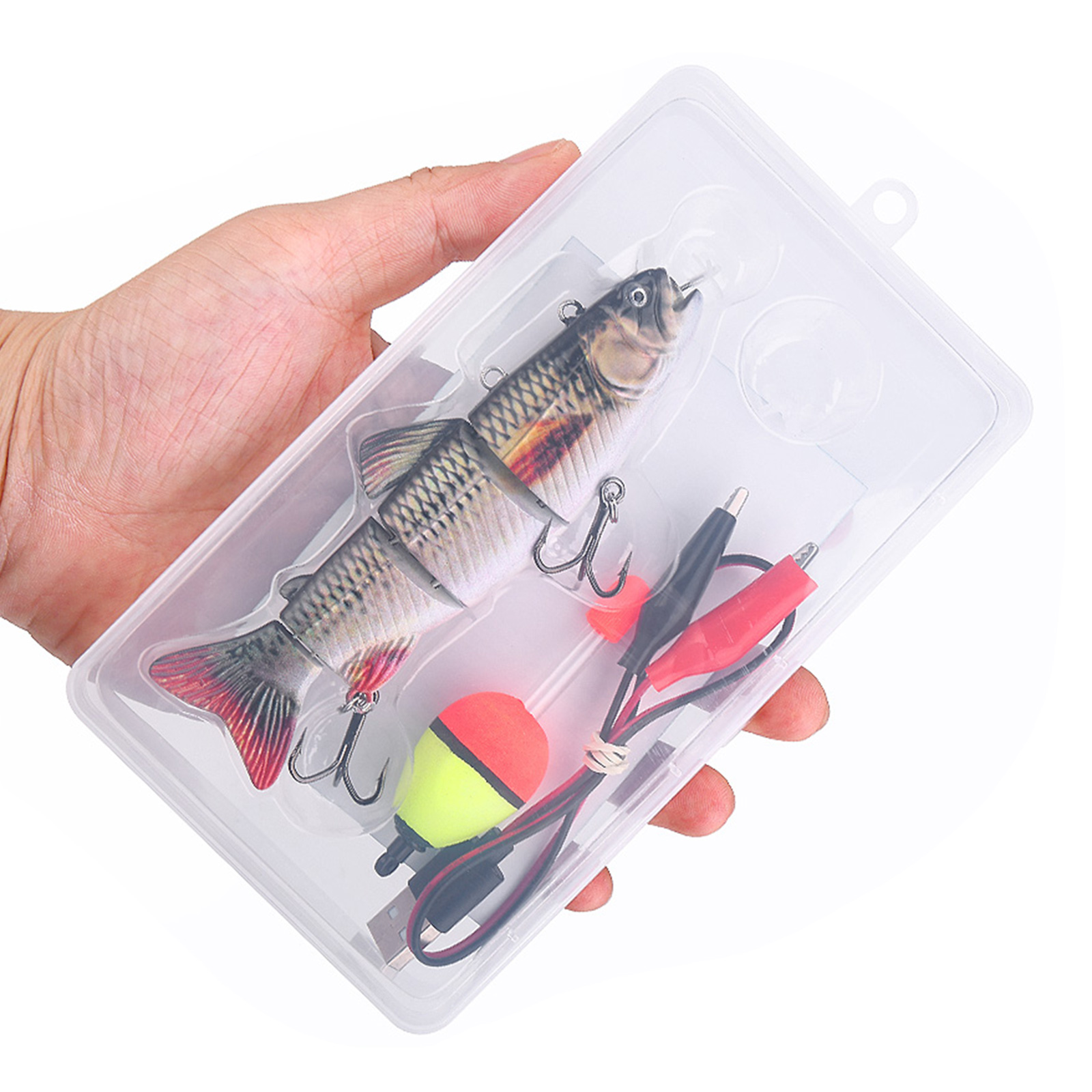 طعم صيد كهربائي متعدد المفاصل، - مراجعة Fishing Hook Treble وسعره