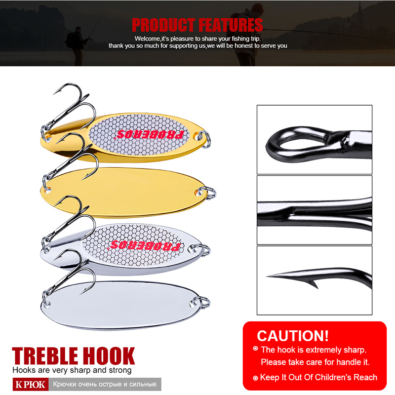 طُعم صيد السمك المعدني على شكل - مراجعة Fishing Hook Treble وسعره