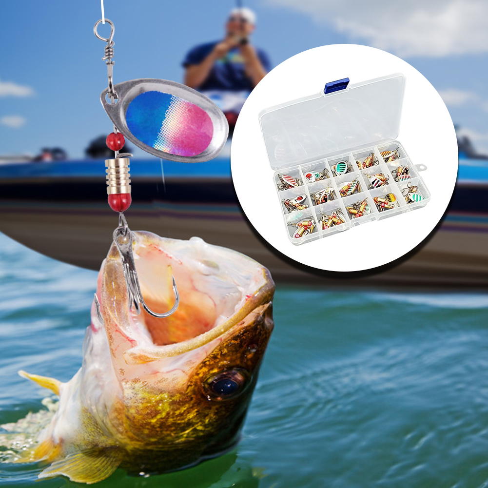 30 قطعة من طعوم الصيد المعدنية - مراجعة Fishing Hook Treble وسعره